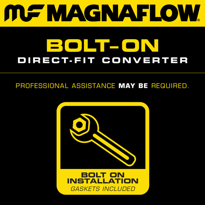Magnaflow Conv DF 2011-2014 F-150 5.0L Underbody - Bull Strap