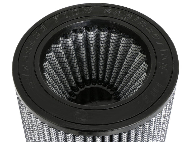aFe MagnumFLOW Pro DRY S Universal Air Filter 4in F x 6in B (mt2) x 5.5in T (Inv) x 7.5in H - Bull Strap