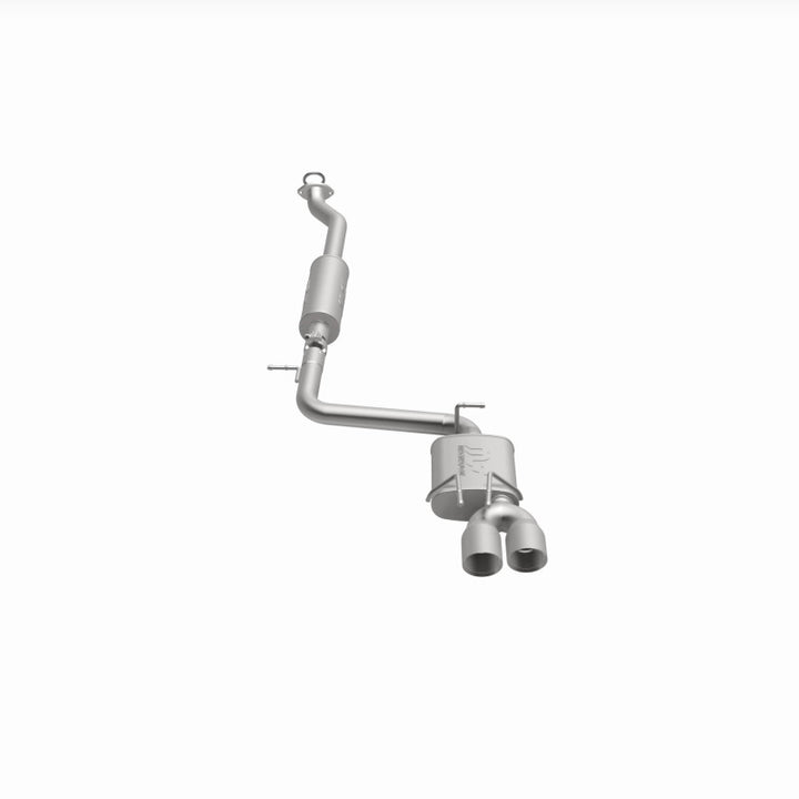 MagnaFlow CatBack 18-19 Toyota Camry SE 2.5L Street Series Single Exit Polished Stainless Exhaust - Bull Strap