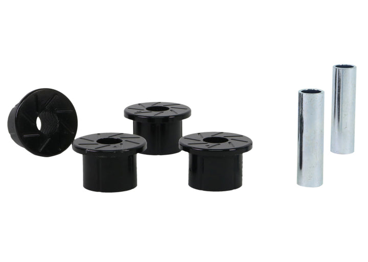 Whiteline Plus 04-12 Chevy Colorado RC 2WD Rear Spring Eye Front Bushing Kit - Bull Strap
