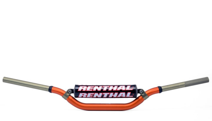 Renthal RC/ 04+ Honda CRF/ 06+ Kawasaki KX/ KXF Twinwall Pad - Orange - Bull Strap