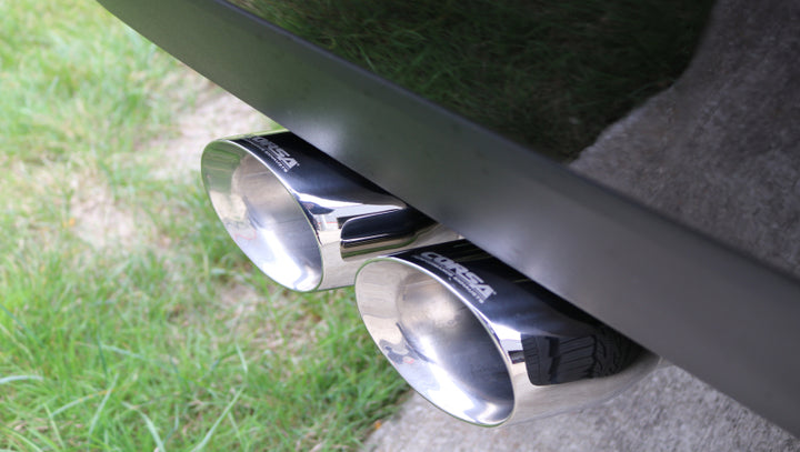 Corsa 2015-2020 GMC Yukon Denali 6.2L V8 Single Side Exit Cat-Back Exhaust w/ Polished Tips - Bull Strap