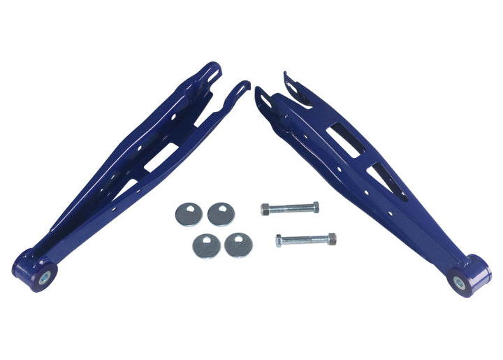 SuperPro 2013 Scion FR-S Base Rear Lower Camber Adjustable Control Arm Set - Bull Strap