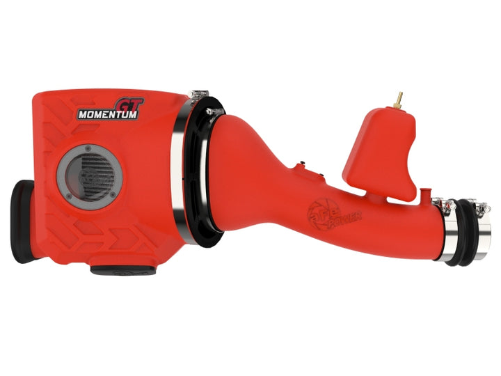 aFe Momentum GT Red Edition Cold Air Intake System w/ Pro DRY S Filt Toyota FJ Cruiser 07-23 V6-4.0L - Bull Strap