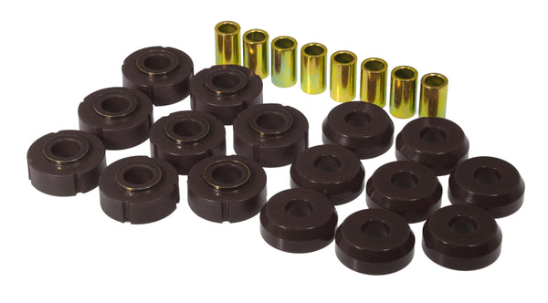 Prothane 72-81 International Scout II Body Mounts - Black - Bull Strap