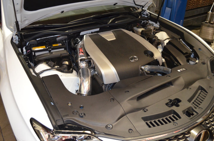 Injen 15-20 Lexus RC350 3.5L V6 Polished Cold Air Intake - Bull Strap