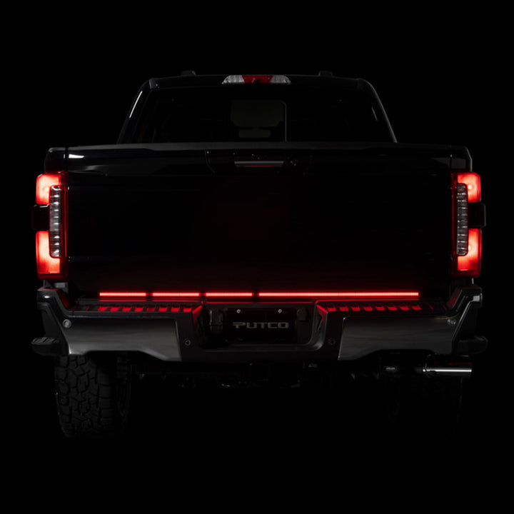 Putco 23-24 Ford SuperDuty F-250/F-350/F-450 60In Freedom Tailgate Bars w/ LED Taillamps Blade - Bull Strap