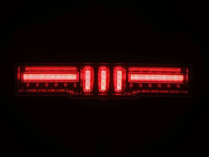 AlphaRex 21-24 Toyota GR86 / 21-24 Subaru BRZ NOVA-Series Prismatic LED Fourth Brake Light - Chrome - Bull Strap