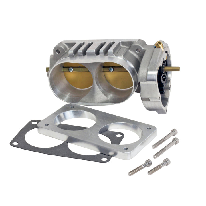 BBK 05-14 Mustang Shelby GT500 F Series Truck 6.8 V10 Twin 65mm Throttle Body BBK Power Plus Series - Bull Strap