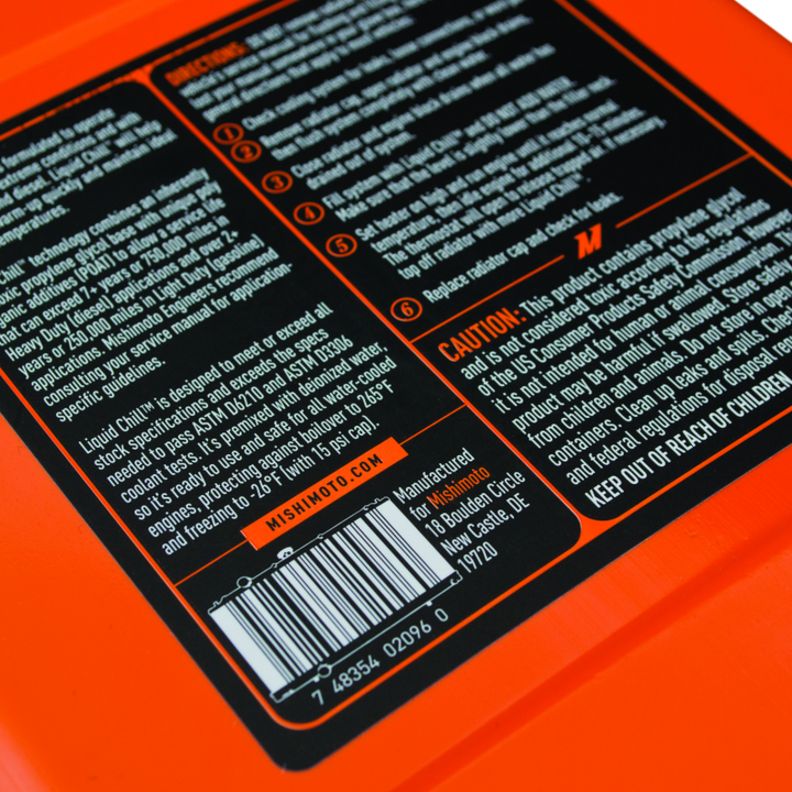 Mishimoto Liquid Chill Synthetic 64oz Engine Coolant - Premixed - Bull Strap