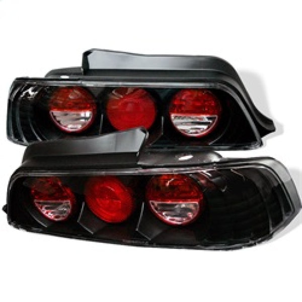 Spyder Honda Prelude 97-01 Euro Style Tail Lights Black ALT-YD-HP97-BK - Bull Strap