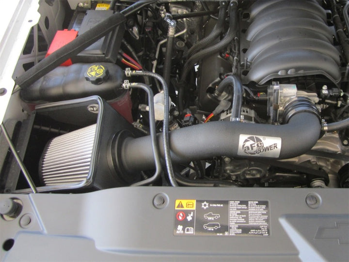 aFe MagnumFORCE Intake Stage-2 Pro Dry S 14-17 GM Silverado/Sierra 1500 V8 5.3L/6.2L - Bull Strap