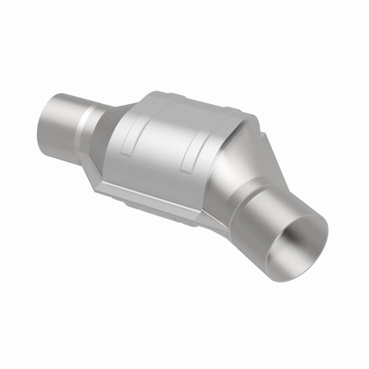 MagnaFlow Conv Universal 2.25 Angled Inlet OEM - Bull Strap