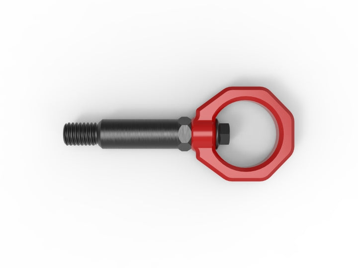 aFe Control Front Tow Hook Red 20-21 Toyota GR Supra (A90) - Bull Strap