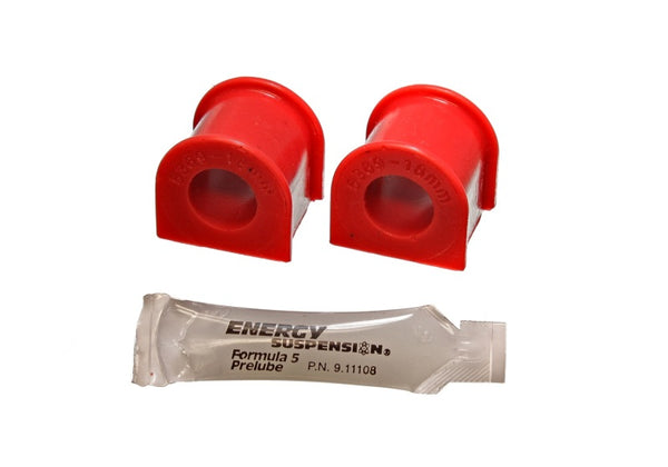 Energy Suspension 88-91 Honda Civic/CRX Red 19mm Front Sway Bar Bushings - Bull Strap