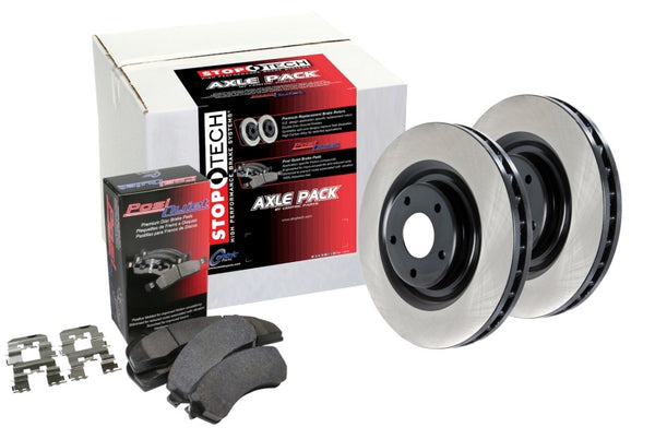 Centric OE Coated Front & Rear Brake Kit (4 Wheel) - Bull Strap