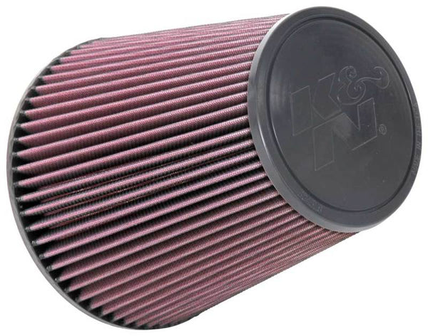 K&N Universal Clamp-On Air Filter 6in FLG / 7-1/2in B / 5in T / 8in H - Bull Strap