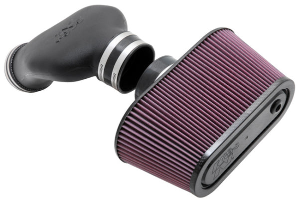K&N 01-04 Chevy Corvette V8-5.7L AirCharger Performance Intake - Bull Strap