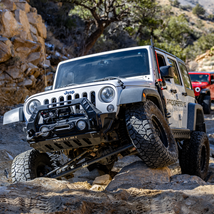 Progressive 18-24 Jeep JL / 20-24 JT STR 46 Series 2.0 Smooth Body Front Shocks (Pair) - 3.5-4.0in - Bull Strap