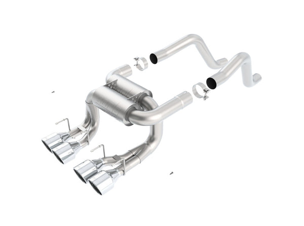 Borla 06-12 Chevrolet Corvette Z06/ZR1 6.2L/7.0L 8cyl Aggressive ATAK Exhaust (rear section only) - Bull Strap