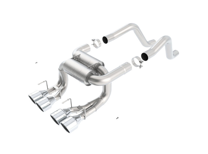Borla 06-12 Chevrolet Corvette Z06/ZR1 6.2L/7.0L 8cyl Aggressive ATAK Exhaust (rear section only) - Bull Strap