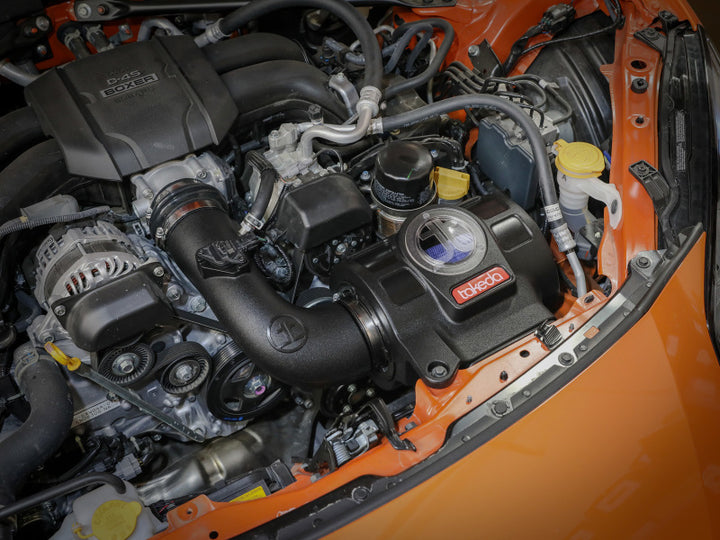 aFe Takeda Momentum Pro 5R Cold Air Intake System 22-23 Subaru BRZ/Toyota GR86 - Bull Strap