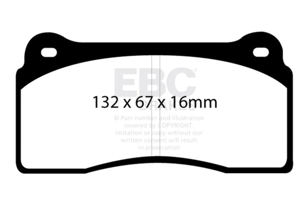 EBC 99-03 Aston Martin DB7 5.9 Bluestuff Front Brake Pads - Bull Strap