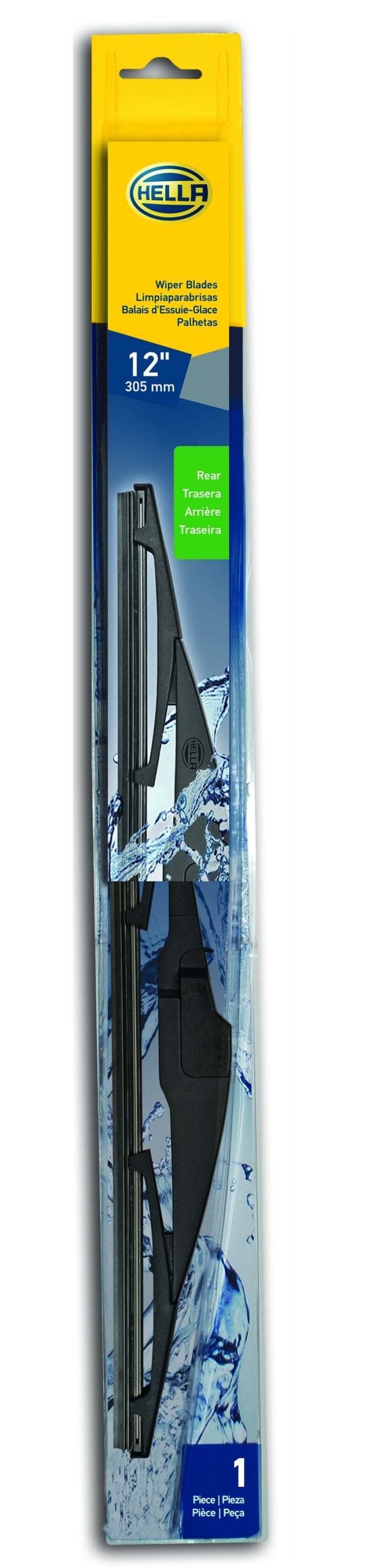 Hella Rear Wiper Blade 12in - Single - Bull Strap