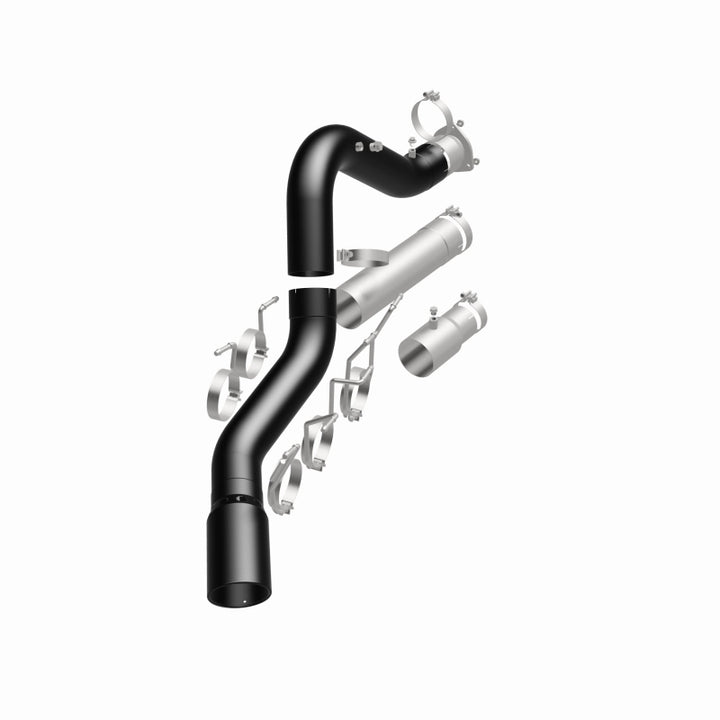MagnaFlow 2024+ Chevy Silverado 2500HD/3500HD Black Series Filter-Back Performance Exhaust - Bull Strap