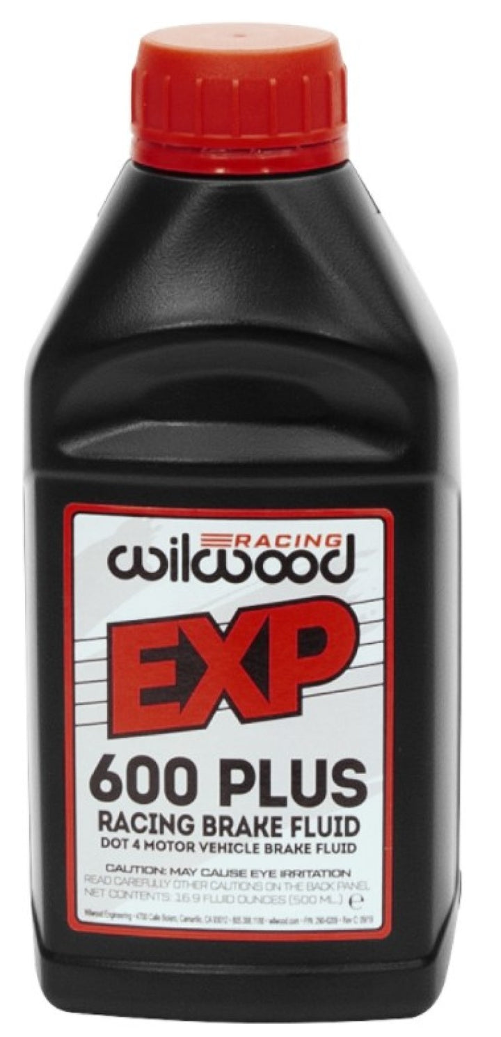 Wilwood EXP 600 Plus Racing Brake Fluid - 500 Ml Bottle (ea) - Bull Strap
