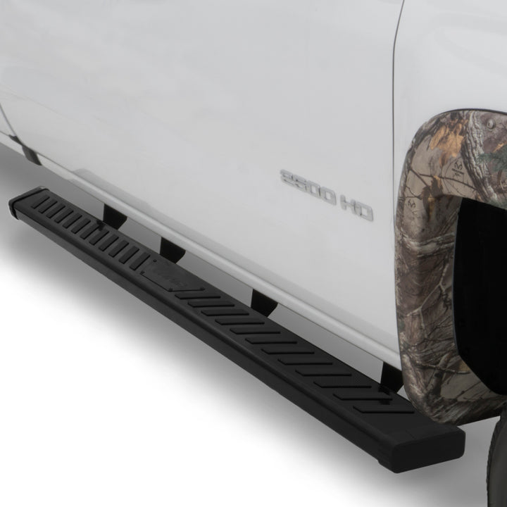 Lund 2019 Chevy Silverado 1500 Crew Cab Summit Ridge 2.0 Running Boards - Black - Bull Strap