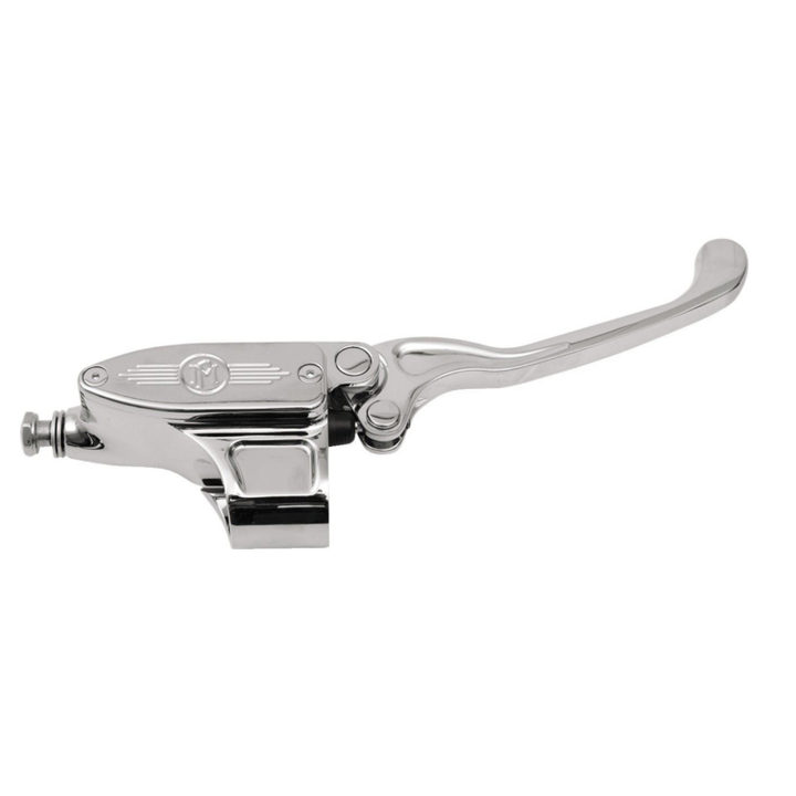 Performance Machine 9/16 Front Brake M/Cyl - Contour - Polished - Bull Strap