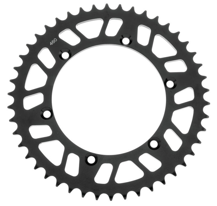 BikeMaster Kawasaki Rear Steel Sprocket 520 46T - Black - Bull Strap