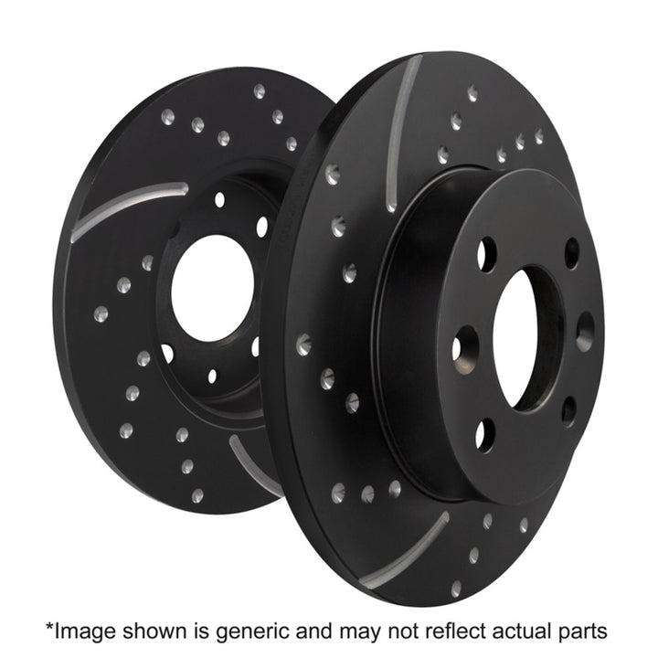 EBC 04-08 Acura TL 3.2 (Auto) GD Sport Rear Rotors - Bull Strap