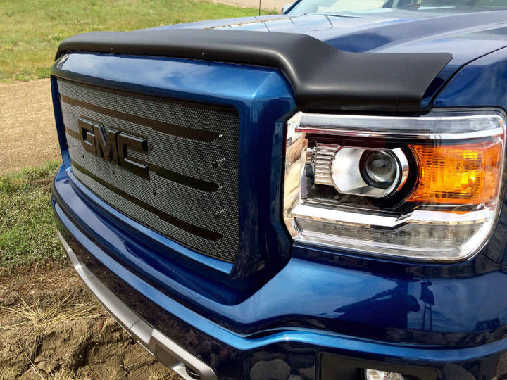 EGR 14+ GMC Sierra Superguard Hood Shield - Matte (301585) - Bull Strap
