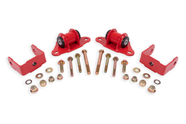 BMR 14-19 Chevrolet Corvette Transmission/Differential Mount - Red - Bull Strap