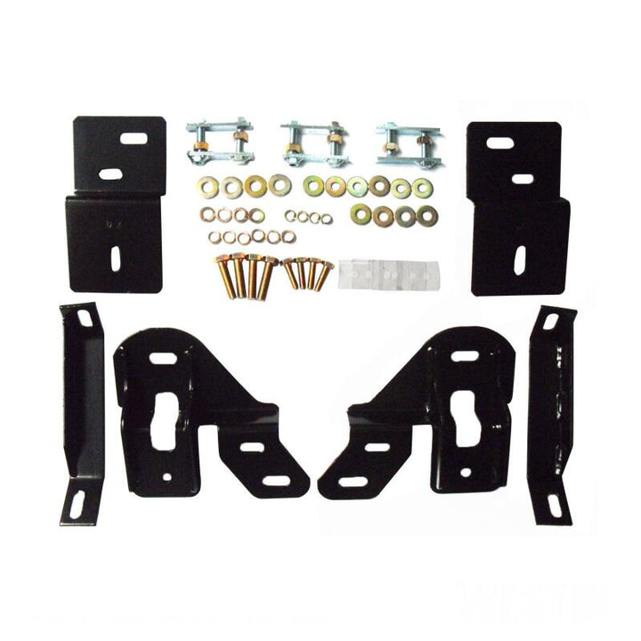 Westin 2009-2018 Dodge/Ram 1500 Crew Cab Platinum 4 Oval Nerf Step Bars - Black - Bull Strap