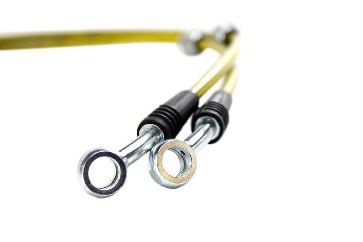 ISR Performance Stainless Steel Front Brake Lines - Nissan 240sx (S13/S14) - Bull Strap