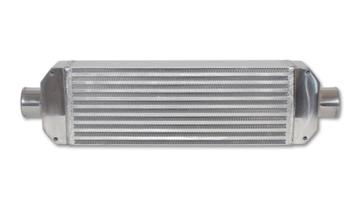 Vibrant Air-to-Air IC Assy complete w/ end tanks core size 18in Wx6.5in Hx3.25in thick 2.5in in/out - Bull Strap