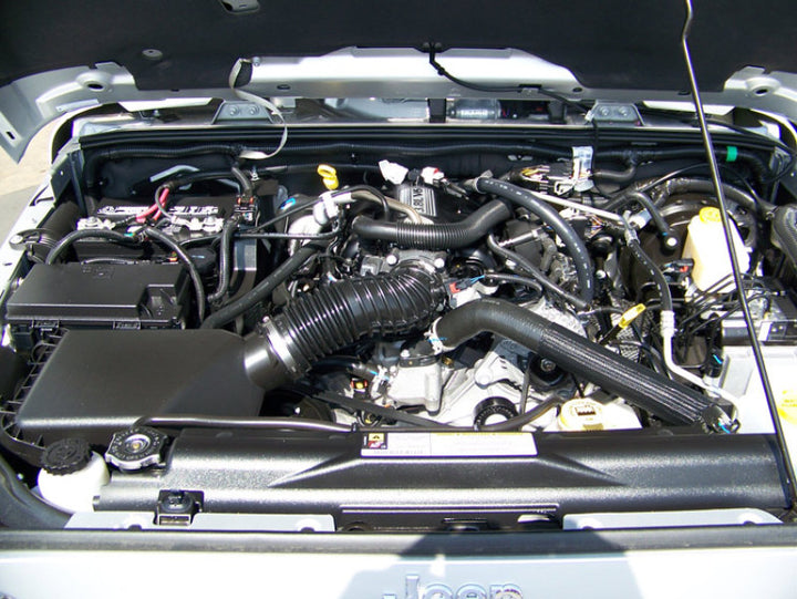 K&N 07-10 Jeep Wrangler 3.8L V6 Drop In Air Filter - Bull Strap