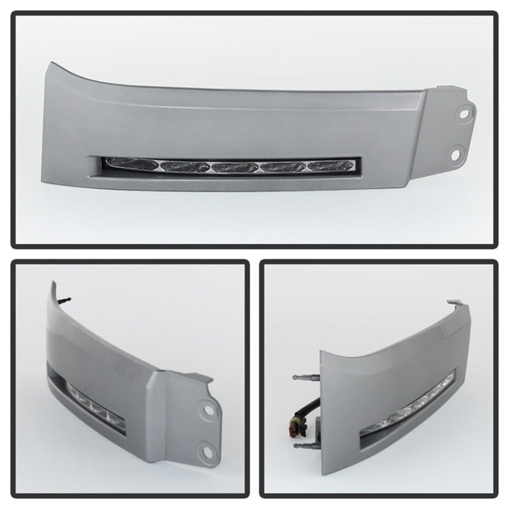 Spyder Toyota Tundra 07-13 Daytime LED Running Lights wo/switch Silver FL-DRL-TTU07-SIL - Bull Strap