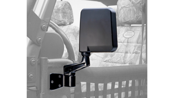 Body Armor 4x4 Mirror Set For Trail Doors - Bull Strap