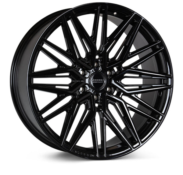 Vossen HF6-5 24x10 / 6x135 / ET25 / Deep Face / 87.1 - Gloss Black Wheel - Bull Strap