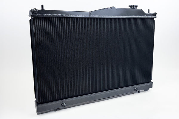 CSF 2022+ Subaru WRX All Aluminum Radiator - Black - Bull Strap