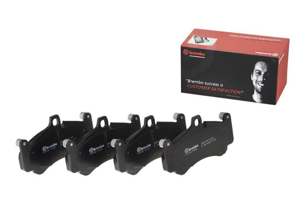 Brembo 2019 Audi A3/15-20 S3/15-19 VW Golf R/15-20 GTI Front Premium Low-Met OE Equivalent Pad - Bull Strap