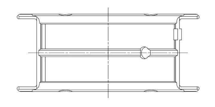 ACL Nissan L20/L24/L28 1998cc/2393cc/2753cc STD Size High Perf Main Bearing Set w/.001 Oil Clearance - Bull Strap
