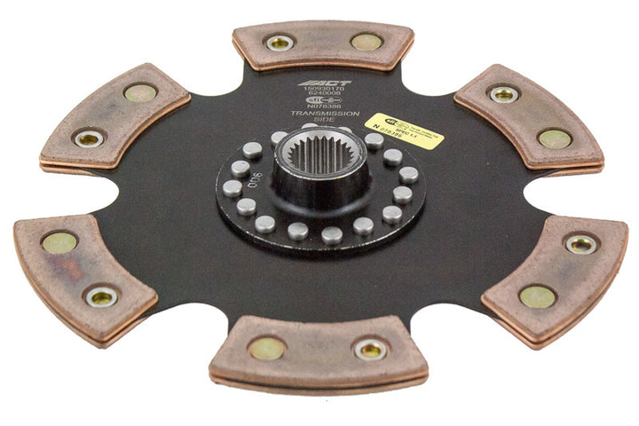 ACT 1981 Nissan 280ZX 6 Pad Rigid Race Disc - Bull Strap