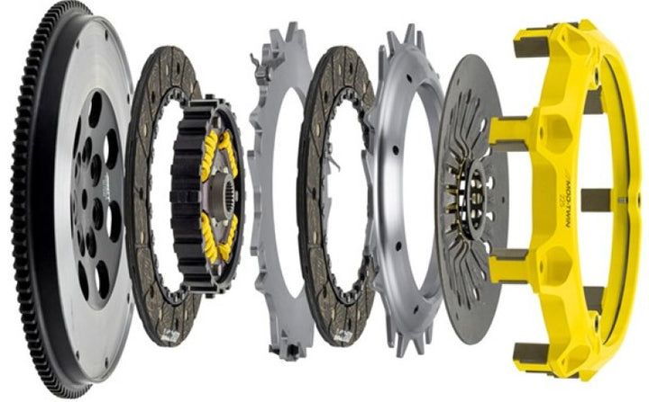 ACT EVO 10 5-Speed Only Mod Twin HD Street Kit Sprung Mono-Drive Hub Torque Capacity 700ft/lbs - Bull Strap