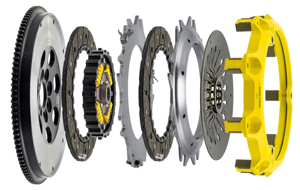 ACT EVO 10 5-Speed Only Mod Twin XT Street Kit Sprung Mono-Drive Hub Torque Capacity 875ft/lbs - Bull Strap