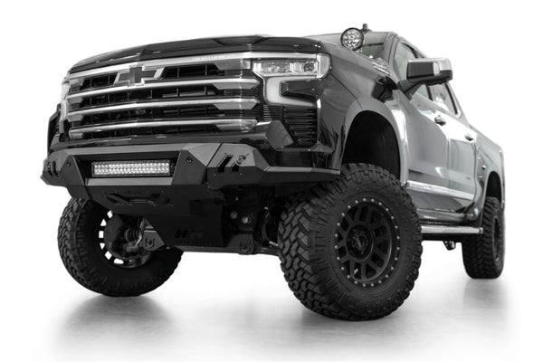 ADD 2022+ Chevrolet Silverado 1500 Black Label Front Bumper - Bull Strap